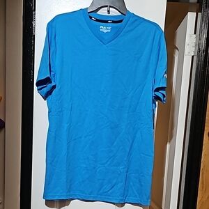 Fila Baby Blue V-Neck Men's Shirt
